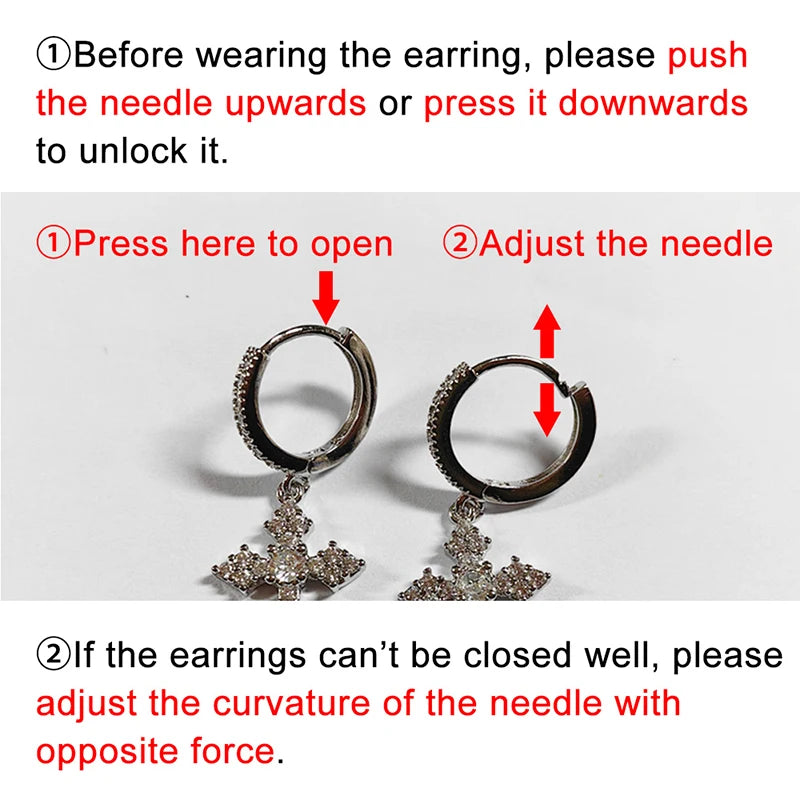 Éclat Princess-Cut Hoop Earrings