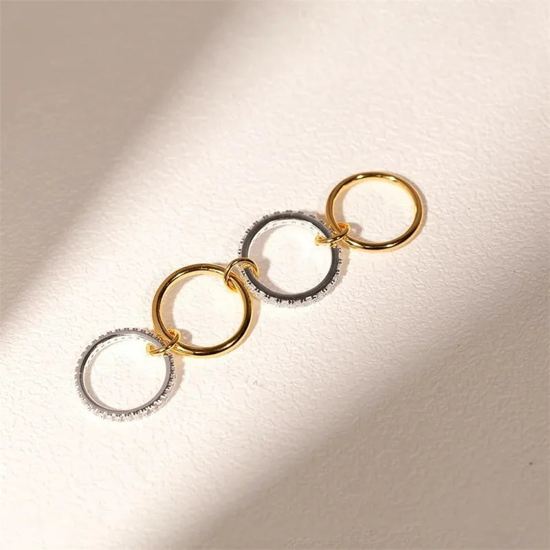 Duo Ligne Mixed-Metal Ring — detail view 6