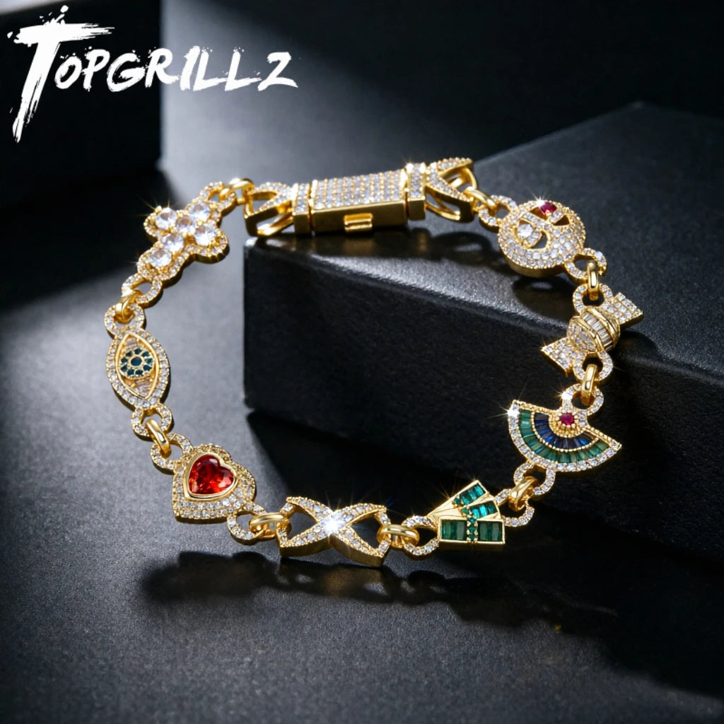 Lumière Charm Link Bracelet — alternate view of the charm-link design