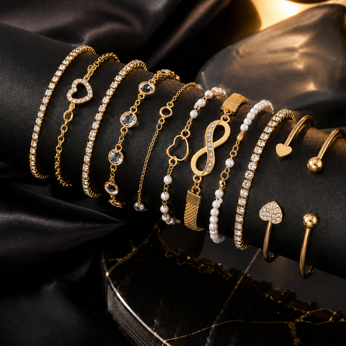 Amélie Golden Bracelet Collection — refined luxury hero